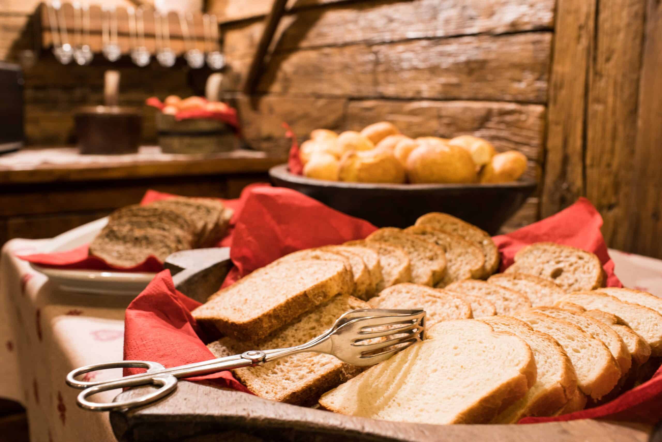 selezione di prodotti per colazione all'Hotel Mon Rêve